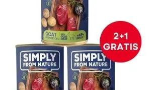 SIMPLY FROM NATURE hrana caini 400g (2+1 GRATIS) capra si cartofi
