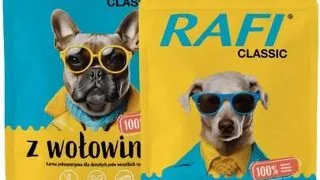 RAFI Classic set plicuri hrana umeda caini 24x400g cu pui si vita