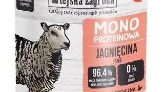 WIEJSKA ZAGRODA Hrana umeda monoproteica cu miel pentru catei 800 g