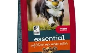 Hrana caini activi MERA Essential Mix Menu Active 12,5 kg energie ridicata si varietate