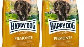 HAPPY DOG Supreme Piemonte 8 kg (2 x 4 kg) rata, castane si peste hrana caine