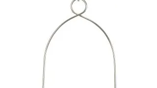 Leagan Arc Pentru Pasari, Lemn/Metal 8x15 cm