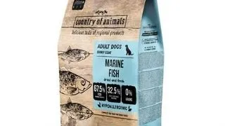 COUNTRY OF ANIMALS hrana uscata cu peste marin pentru caini M 2 kg