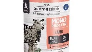 COUNTRY OF ANIMALS hrana umeda monoproteica cu miel pentru catei 400 g