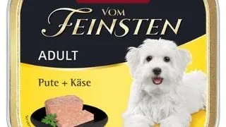 ANIMONDA Vom Feinsten Adult hrana umeda tip pate pentru caini cu curcan si branza 150 g