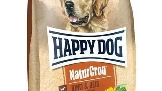 HAPPY DOG NaturCroq Hrana uscata pentru caini, cu vita si orez 15 kg