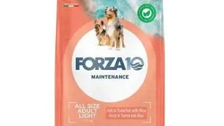FORZA10 Light All Breeds Maintenance Tuna Rice Sac hrana caini supraponderabili, cu ton si orez 12 kg