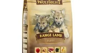 WOLFSBLUT Range Lamb Puppy Hrana uscata pentru catelusi, cu miel si prez brun 12,5 kg