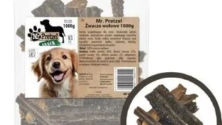 Recompense caini stomac de vita uscat 12-15 cm Mr. Pretzel 1 kg