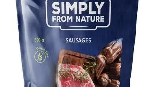 SIMPLY FROM NATURE Carnaciori pentru caini, cu vita 200 g