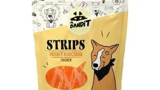 MR. BANDIT Strips Fasii de pui, recompense caini 500 g