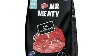 Hrana uscata caini talie mare porc si mistret XL MR MEATY 9 kg