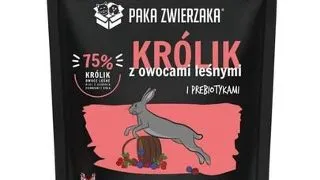 PAKA ZWIERZAKA hrana uscata pentru caini cu Iepure si fructe de padure L 1,5 kg