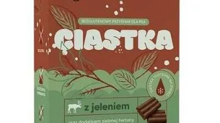 PAKA ZWIERZAKA biscuiti cu vanat si ceai verde 200 g gustari pentru caini