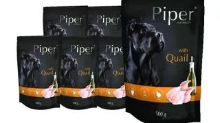 DOLINA NOTECI PIPER Animals cu prepelita 10x500 g hrana umeda pentru caini