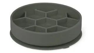 ZOLUX Bol hranire lenta caini, silicon M gri