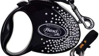 FLEXI Glam Splash Crystal S Lesa banda 3m negru decorat cu cristale Swarovski