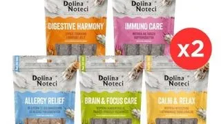 Recompense functionale caini pachet 5 beneficii DOLINA NOTECI Smart Chews 10x100 g