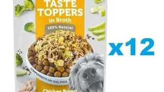 APPLAWS Taste Toppers Plicuri caini, Piept de pui, broccoli si quinoa in sos 12x85 g