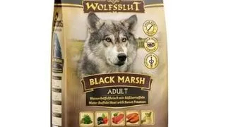 WOLFSBLUT Black Marsh Adult Sac hrana caine adult, cu bivol si cartofi dulci 12,5 kg
