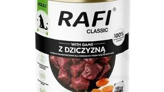 RAFI Classic cu vanat 800 g hrana umeda pentru caini adulti