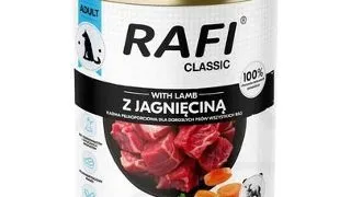 RAFI Classic cu miel 800 g hrana umeda pentru caini adulti