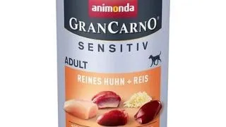 ANIMONDA GranCarno Sensitiv Pure Chicken&Rice 400 g pui cu orez, hrana caini adulti sensibili