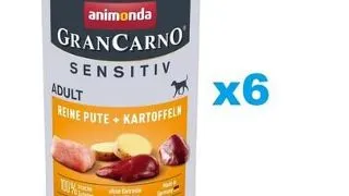 ANIMONDA Grancarno Sensitive Mancare cu curcan si cartofi, caini cu sensibilitati alimentare 6x400 g
