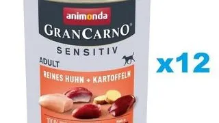 ANIMONDA Grancarno Sensitive Mancare umeda caini sensibili, cu pui si cartofi 12x800 g