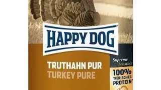 HAPPY DOG Truthahn Pur cu curcan 800 g