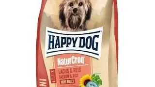 HAPPY DOG NaturCroq Mini Hrana caini talie mica, cu somon si orez 4kg