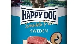 HAPPY DOG Sensible Pure Sweden hrana umeda pentru caini cu carne de cerb 800 g