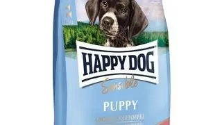 HAPPY DOG Sensible Puppy Somon si cartof 4 kg hrana uscata pentru catei