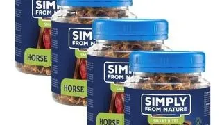 SIMPLY FROM NATURE Smart Bites Pachet recompense caini 4x130 g din cal