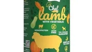 SYTA MICHA Chef Monoprotein hrana umeda pentru caini cu miel si legume 400 g