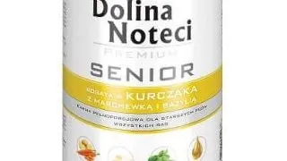 DOLINA NOTECI Premium Senior, cu pui, morcovi si busuioc 400g