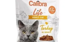 CALIBRA Cat Life Pouch Adult Turkey in gravy 85 g curcan in sos hrana pentru pisici