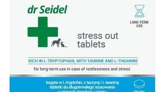 Tablete stres caini pisici pentru anxietate Dr. Seidel Stress Out 10 bucati