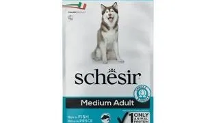 Hrana caini talie medie SCHESIR Original Medium Adult 12 kg cu peste