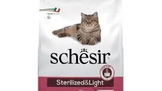 Hrana pisici sterilizate control greutate SCHESIR Original 1,5 kg cu sunca