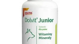 Vitamine catei in crestere DOLFOS Dolvit Junior 90 tablete
