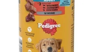 PEDIGREE Adult cu vita, miel si pui hrana umeda pentru caini adulti 400 g