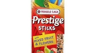 VERSELE-LAGA Prestige Sticks 2 sticksuri papagali mici cu mix fructe si flori 60g