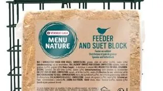 VERSELE-LAGA Menu Nature Cub grasime cu seminte + hranitor reutilizabil 395g