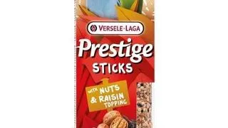 VERSELE-LAGA Prestige Sticks 2 batoane papagali mici cu nuci si stafide 60g