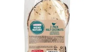 VERSELE-LAGA Menu Nature 2 jumatati nuca de cocos cu umplutura de seminte 400 g hrana pasari salbatice