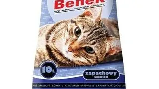 Benek Super Compact Fragrance Asternut bentonita pentru litiera, cu efect de calmare 10 L