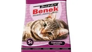 Benek Super Compact nisip pentru litiera, cu lavanda 5 L