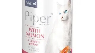 Hrana umeda pentru pisici, Piper Cat, carne de somon, conserva 400g 400g
