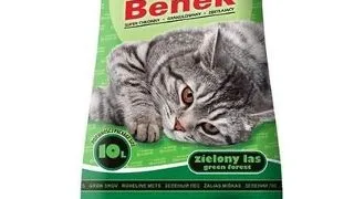 BENEK Super Standard Green Forest nisip pentru litiera, miros de pin 10 L